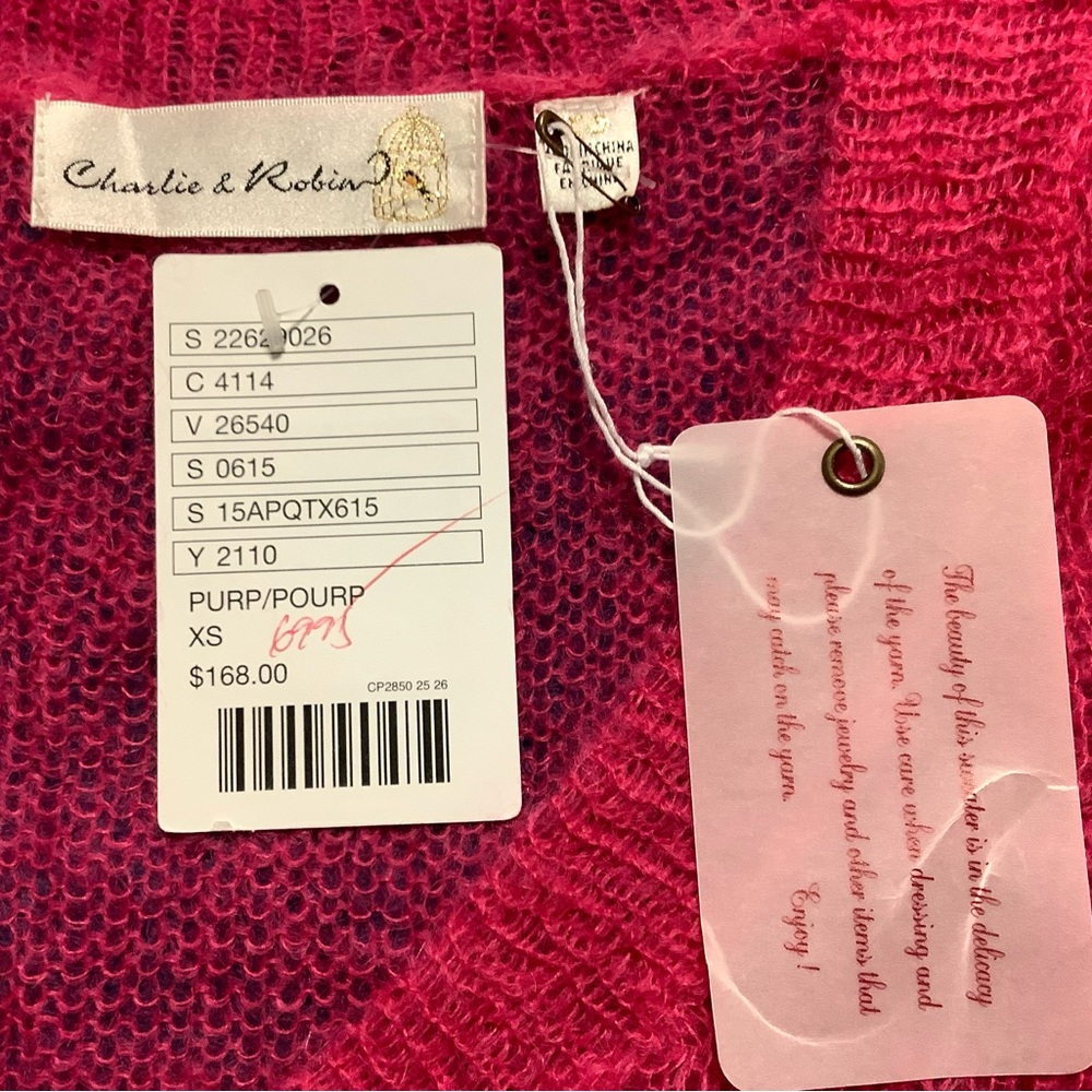 Anthropologie Charlie & Robin mohair sweater - Picture 12 of 13